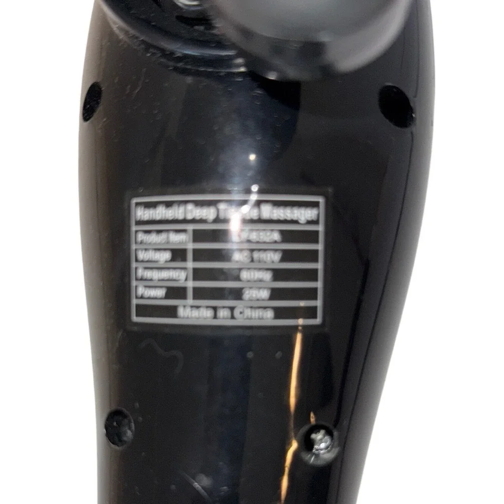 Luyao Handheld Deep Tissue Massager LY-632A Silver Percussion Muscle Relief 25W